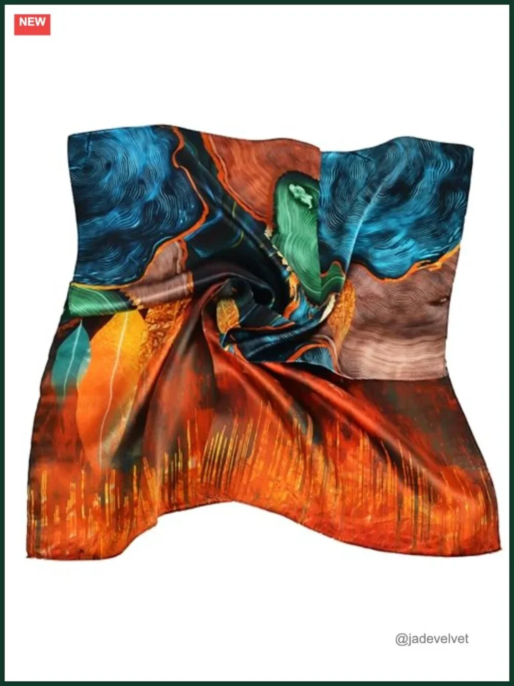 100% Mulberry Silk Scarf 21